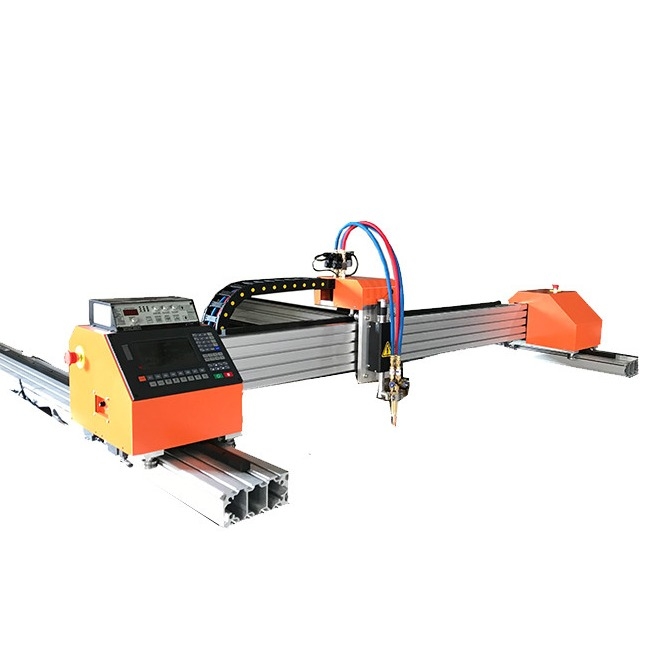 tipo portátil máquina do pórtico do cortador do plasma do Cnc de 1300mm de corte do plasma do Cnc