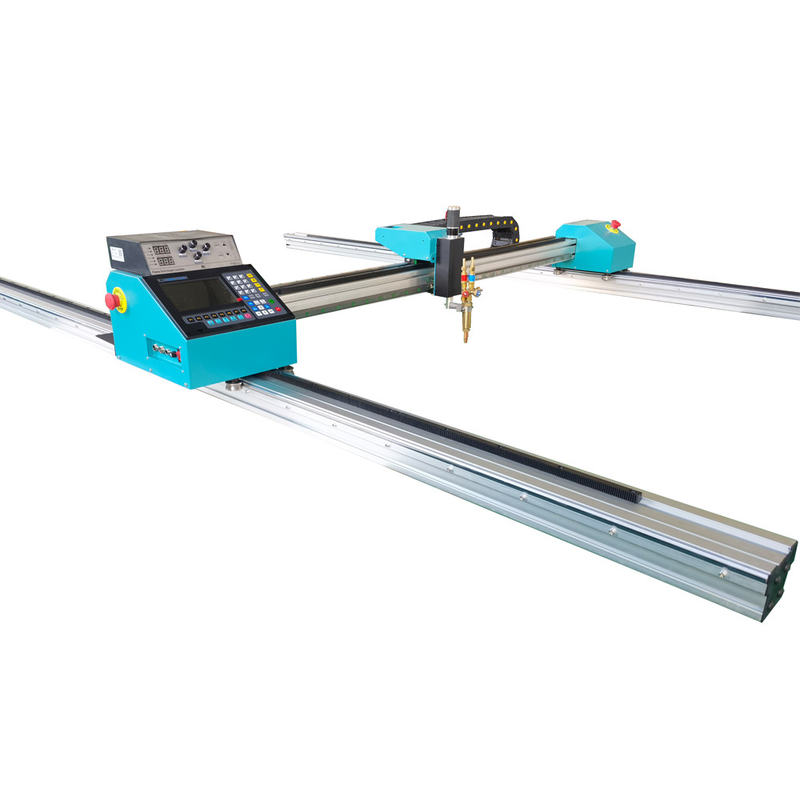 Máquina de corte a plasma tipo pórtico placa de metal cnc motor passo a passo